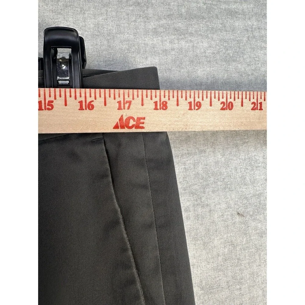 Banana Republic Pants Flat Front Pant Stretch Slim Fit Grey Chino 36” X 32”